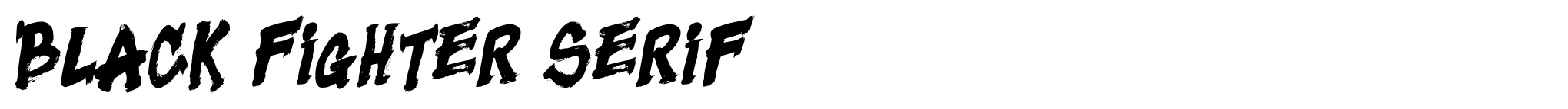 Black Fighter Serif image